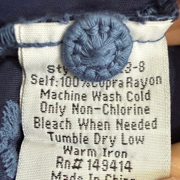 Johnny Was Manchengo Navy Tunic Boho Sz XL - Picture 5 of 5